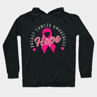 Pink Ribbon Hope Breast Cancer Awareness Hoodie